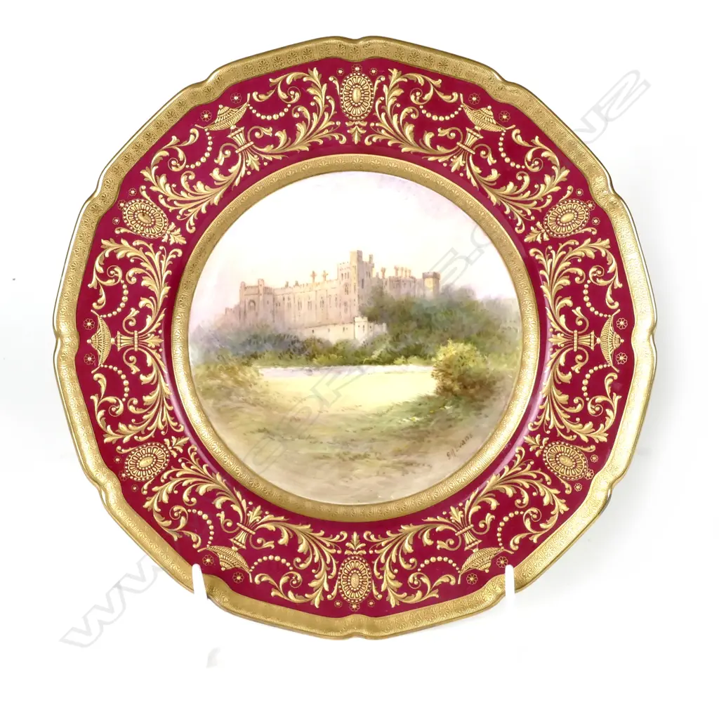 A Royal Doulton white bone china rack plate Image 1++