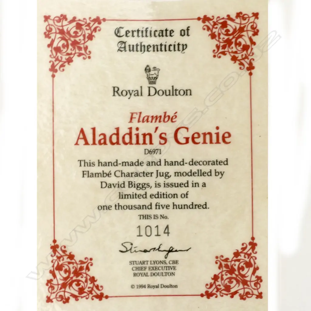 A Royal Doulton flambé character jug Image 1++