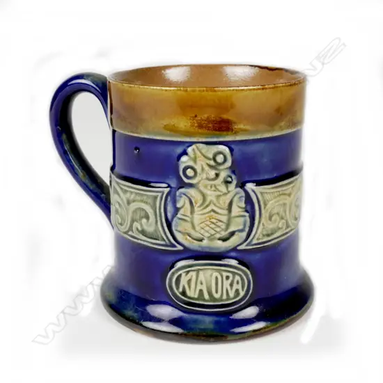 A Royal Doulton stoneware Kia Ora mug