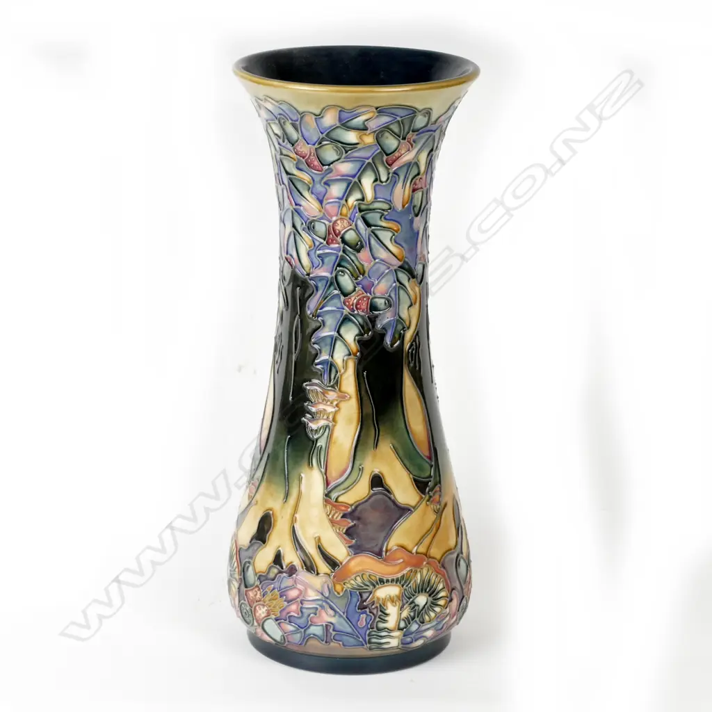 A modern Moorcroft vase 'Knightwood' pattern Image 1++