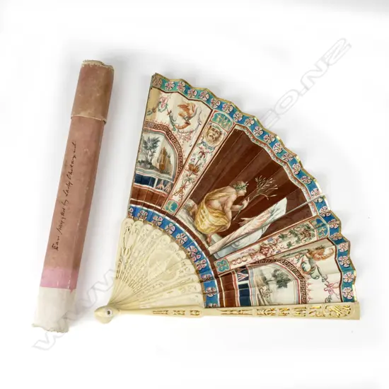 A fine quality 19thC Chinese fan