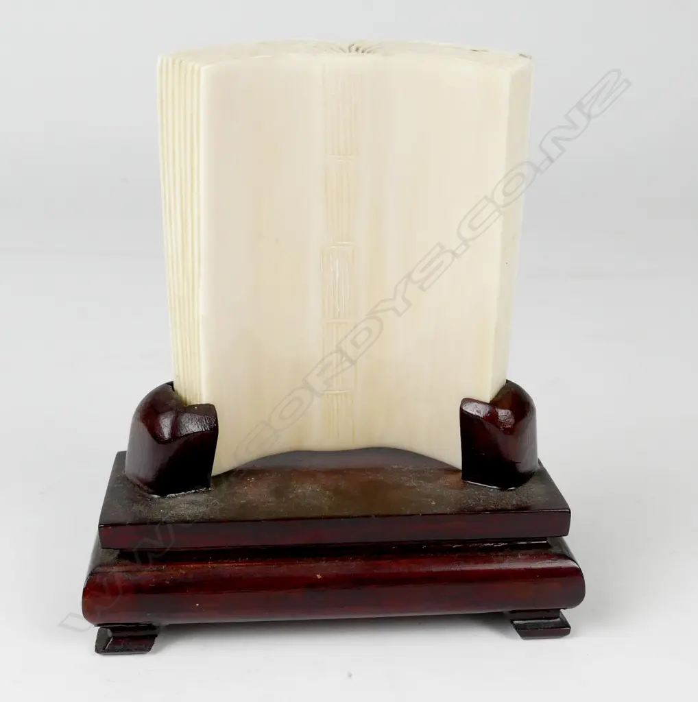 A Chinese ivory tablet Image 1++