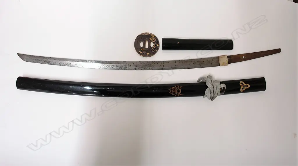 An old Japanese katana sword Image 1++
