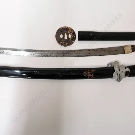 An old Japanese katana sword