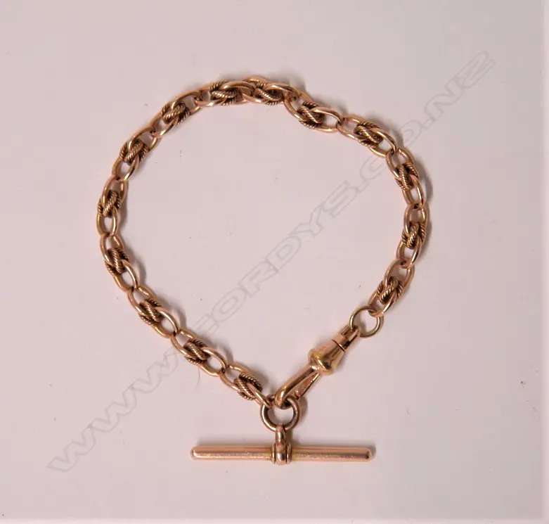 A c.1900 watch chain section bracelet Image 1++
