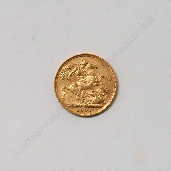 FULL GOLD SOVEREIGN 1907