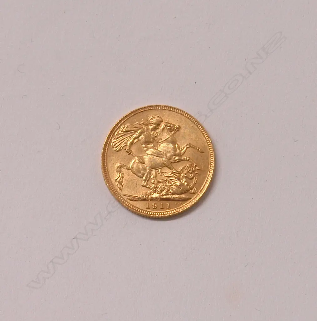A 1911 full gold sovereign Image 1++