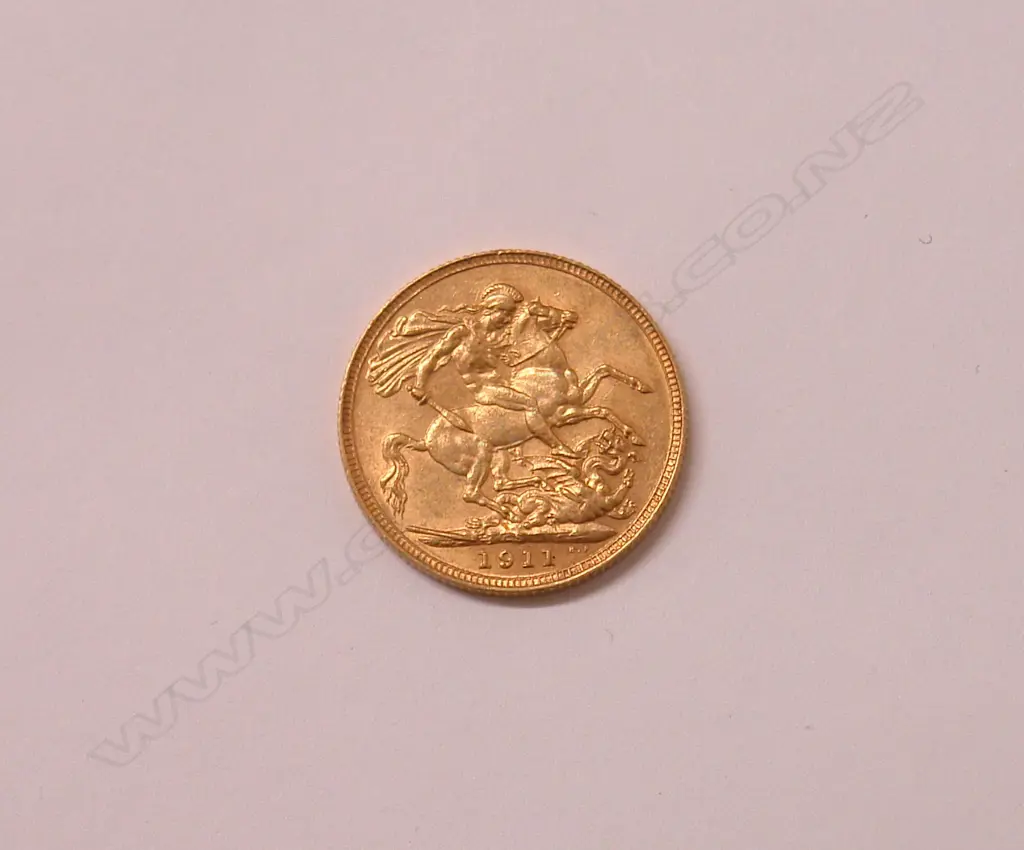 A 1911 gold full sovereign Image 1++