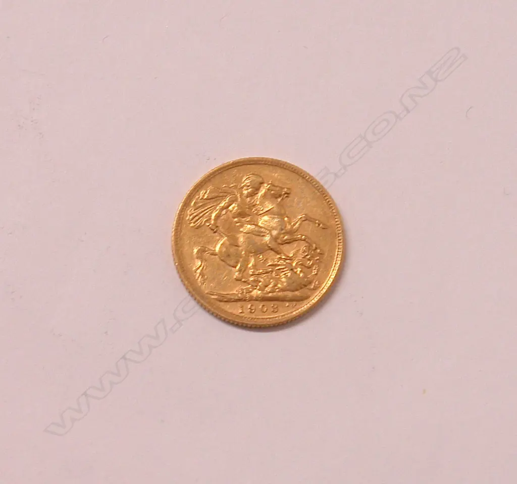 A 1903 gold full sovereign Image 1++