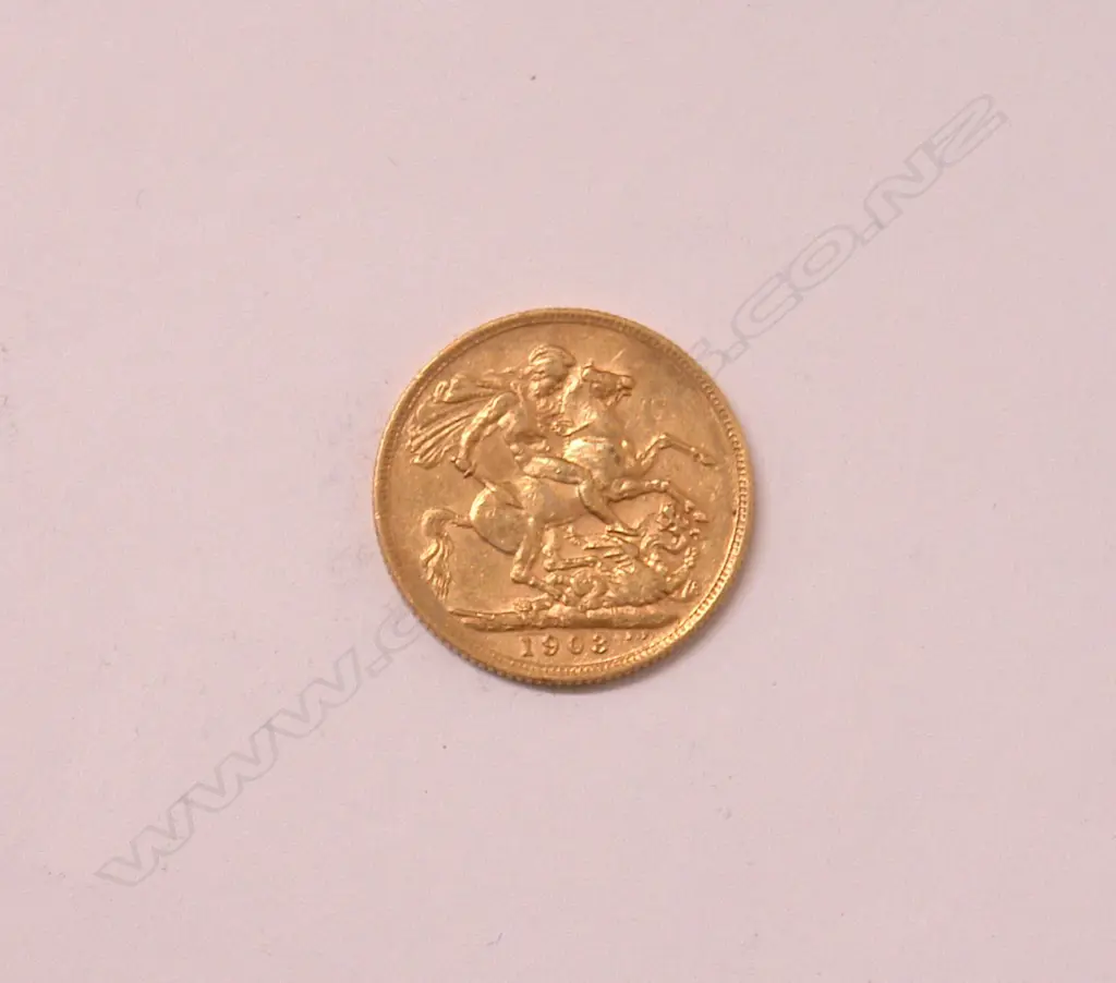 A 1903 gold full sovereign Image 1++