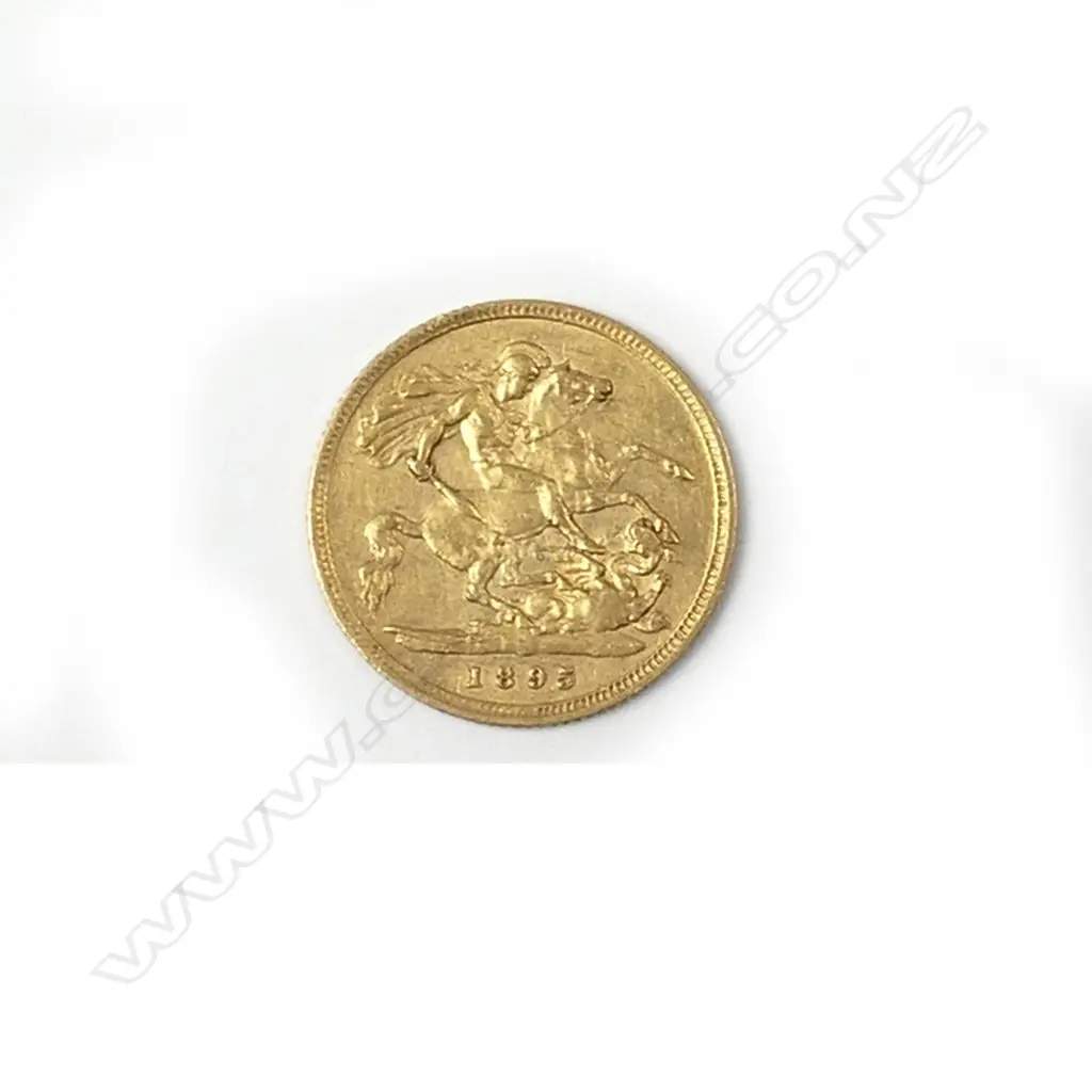 An 1895 gold half sovereign Image 1++