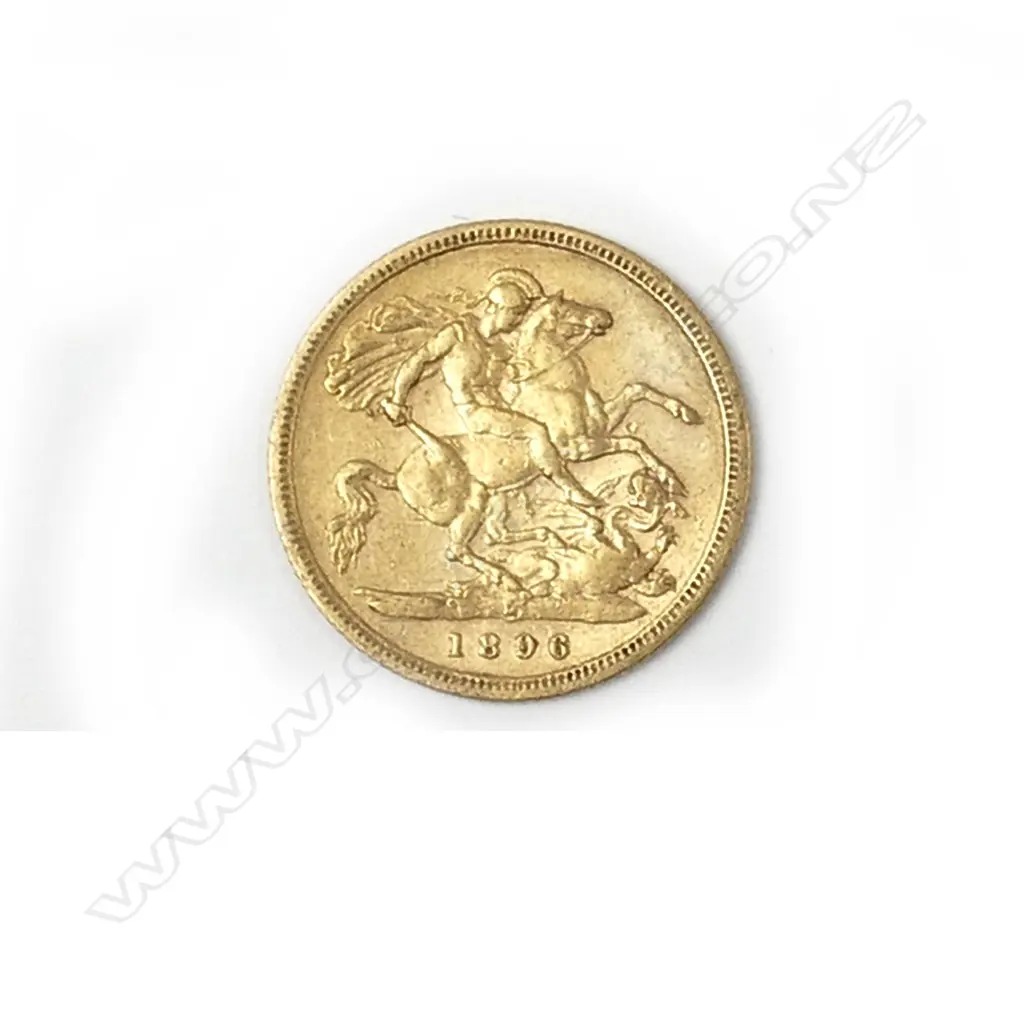An 1896 gold half sovereign Image 1++