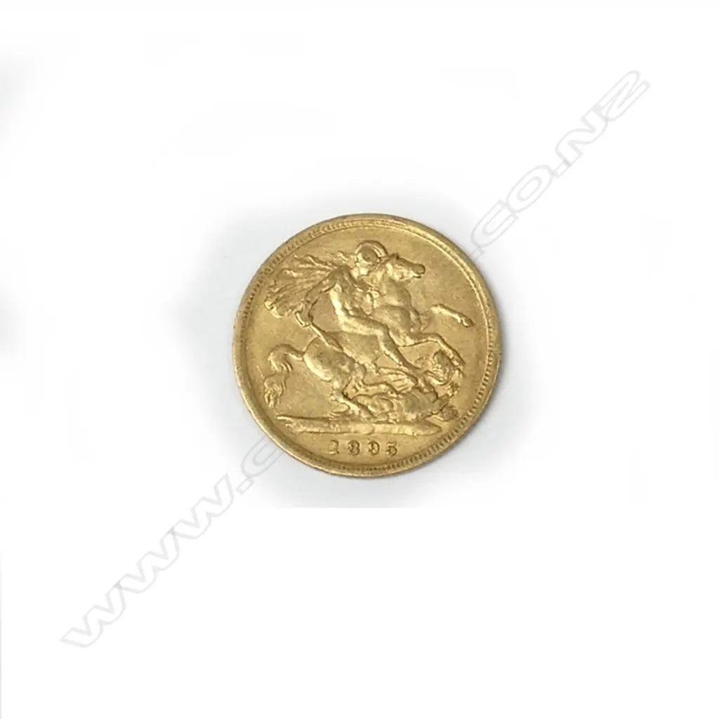 HALF GOLD SOVEREIGN 1895 Image 1++