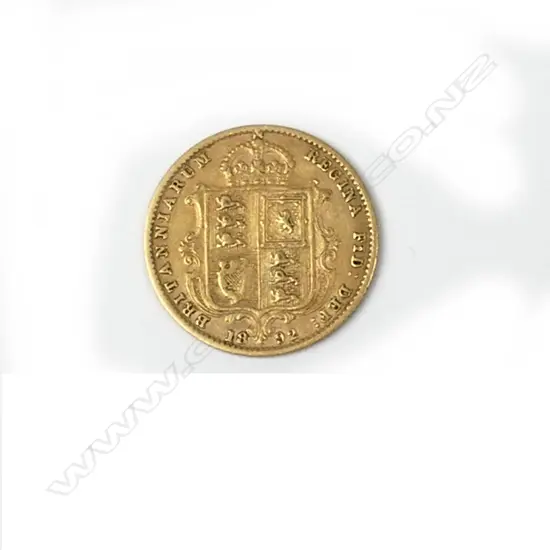 HALF GOLD SOVEREIGN 1892