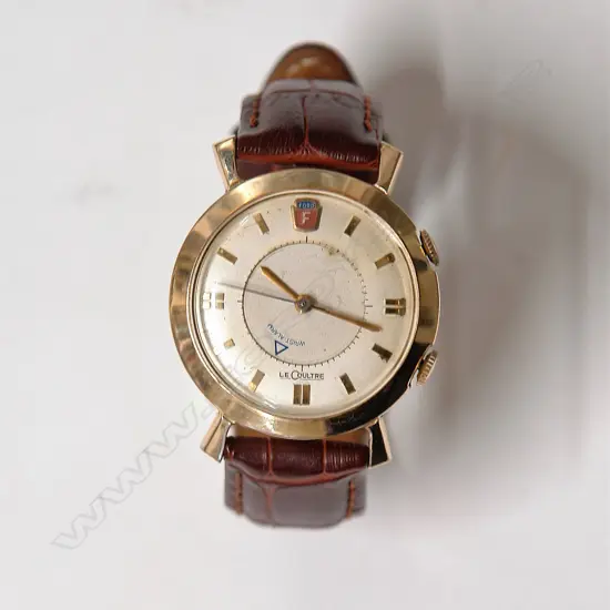 A rare gent's LeCoultre Memovax 'Henry Ford' alarm wristwatch