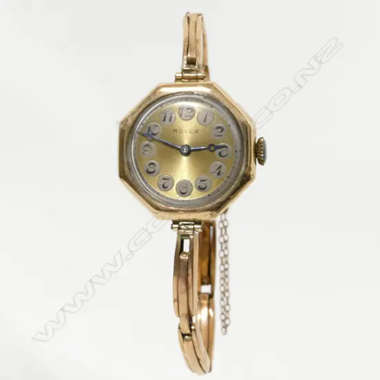 A 9ct gold cased lady's Rolex wristwatch