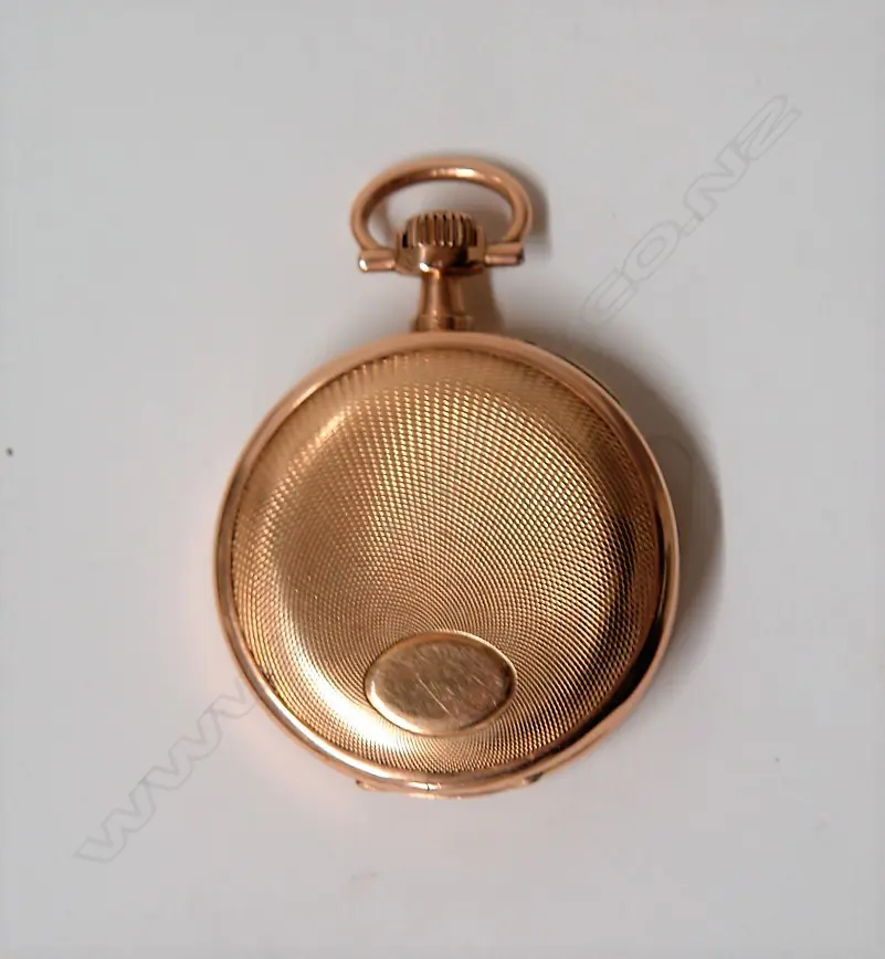 An early 20thC Carl Morawetz 14ct. rose gold cased gentleman's pocket watch Image 1++