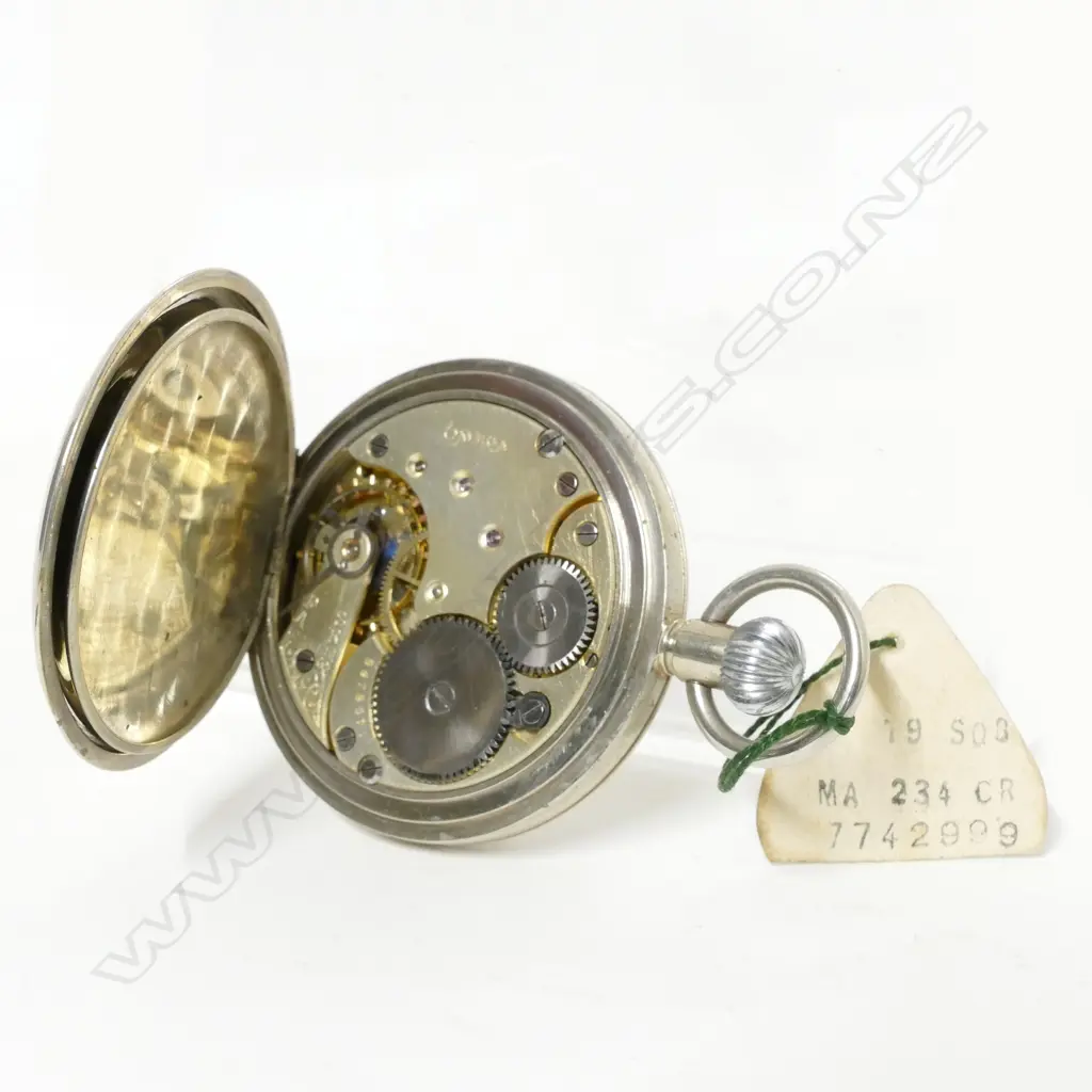 A 20thC Omega pocket watch Image 1++