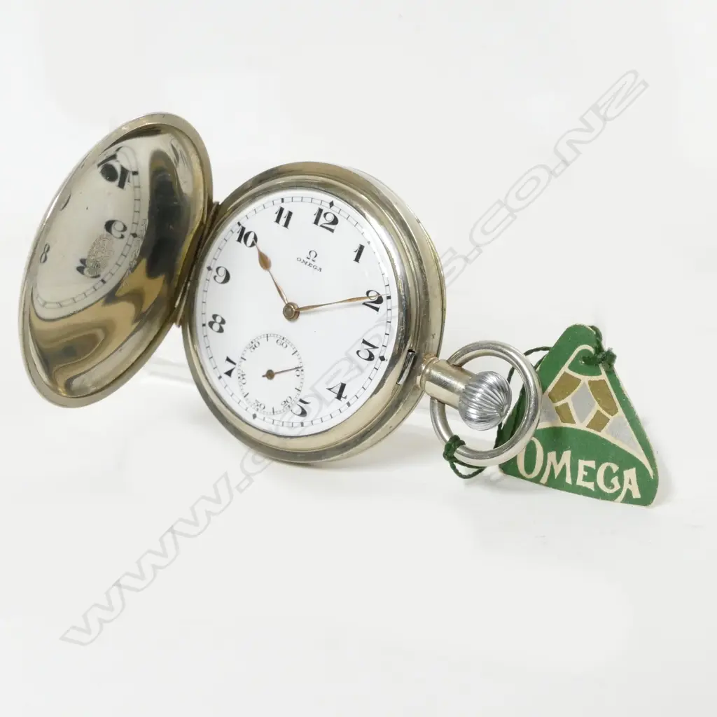A 20thC Omega pocket watch Image 1++