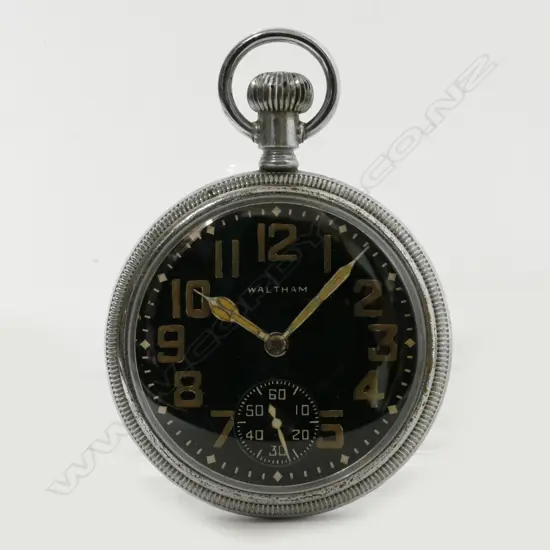 A Waltham WWI military pocket watch