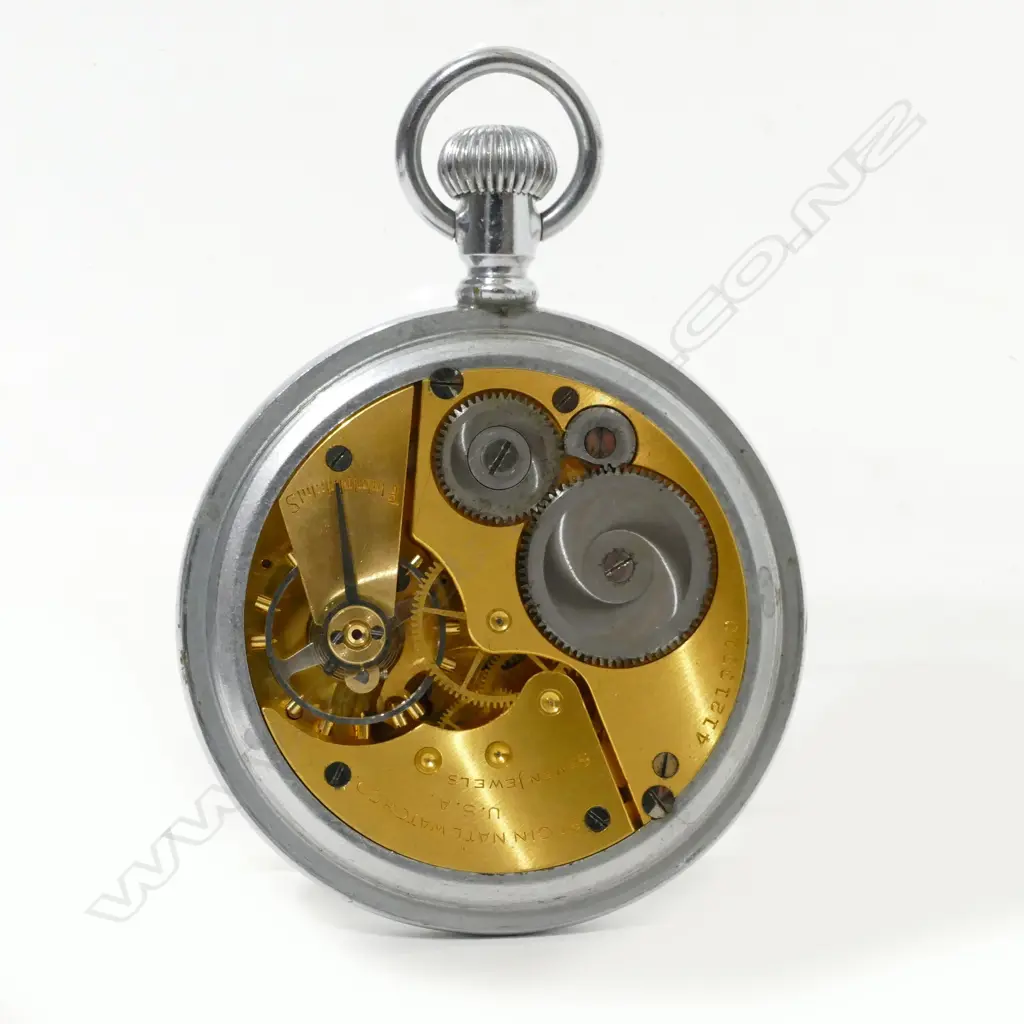 An Elgin WWI military pocket watch Image 1++