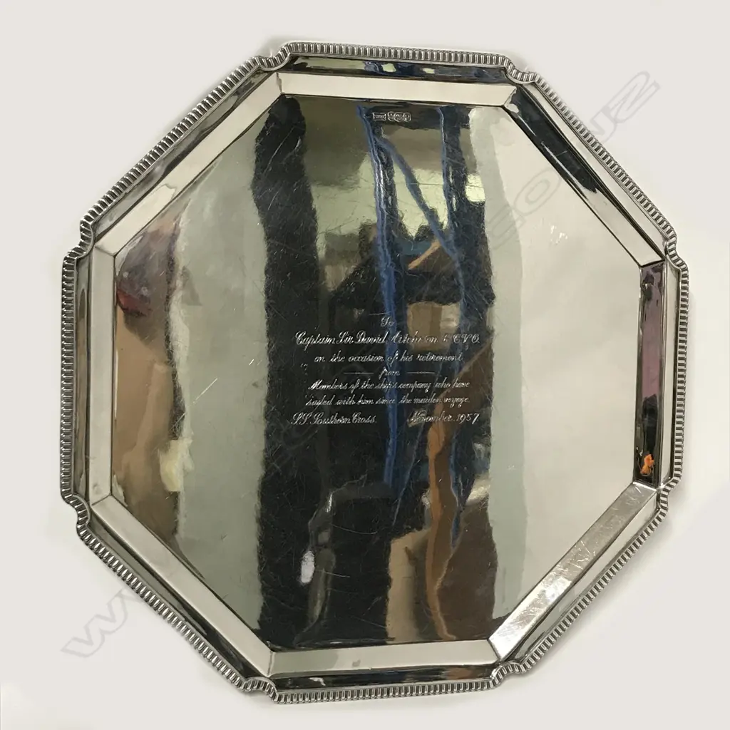 A mid-century silver salver Image 1++