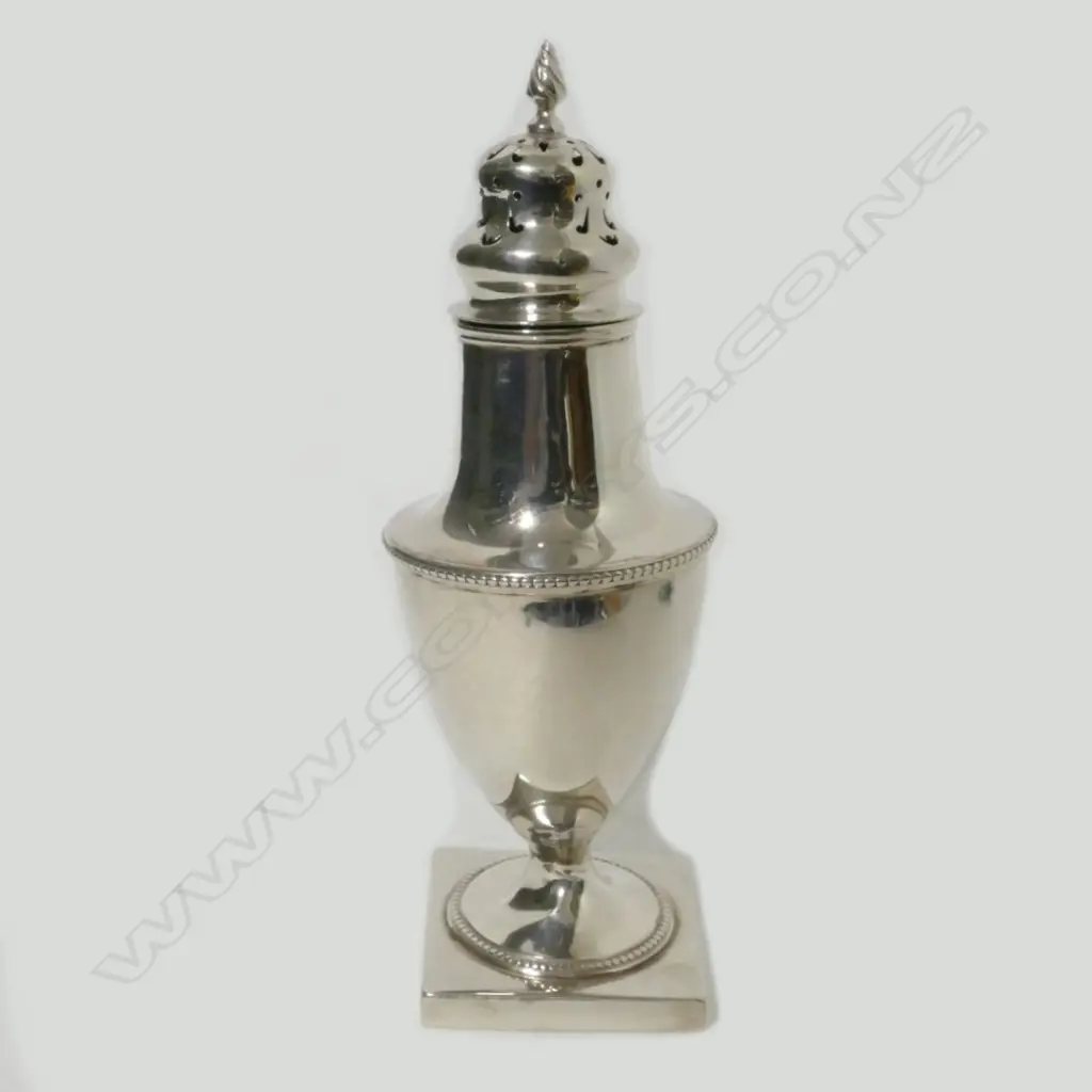 A George III silver sugar caster Image 1++