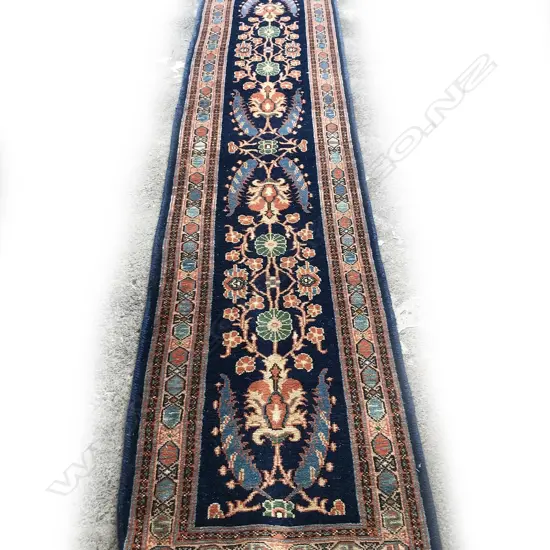 A hand knotted Persian Afshar runner