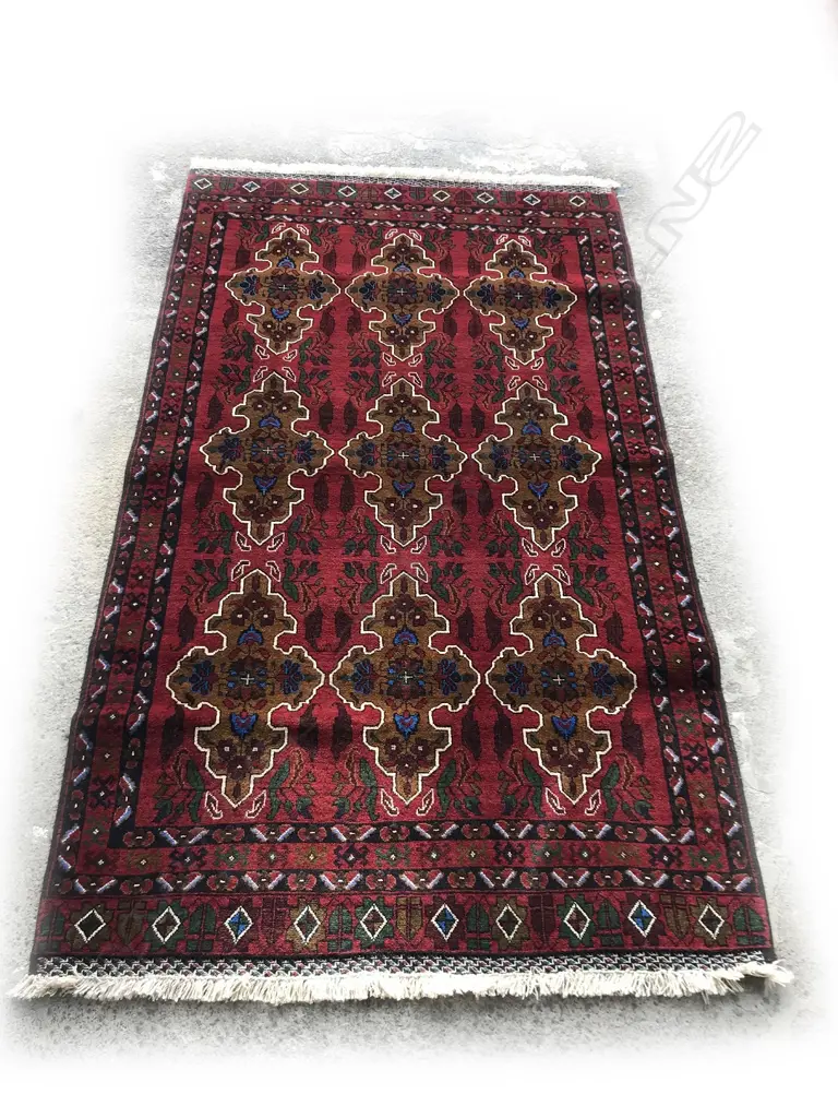 A hand knotted Afghan Baluchi rug Image 1++