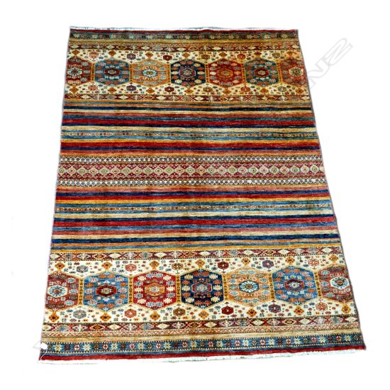 An Afghan Qashqai hand knotted carpet