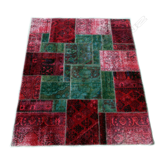 A 'Mulberi' Royal Palace Grande patchwork floor rug