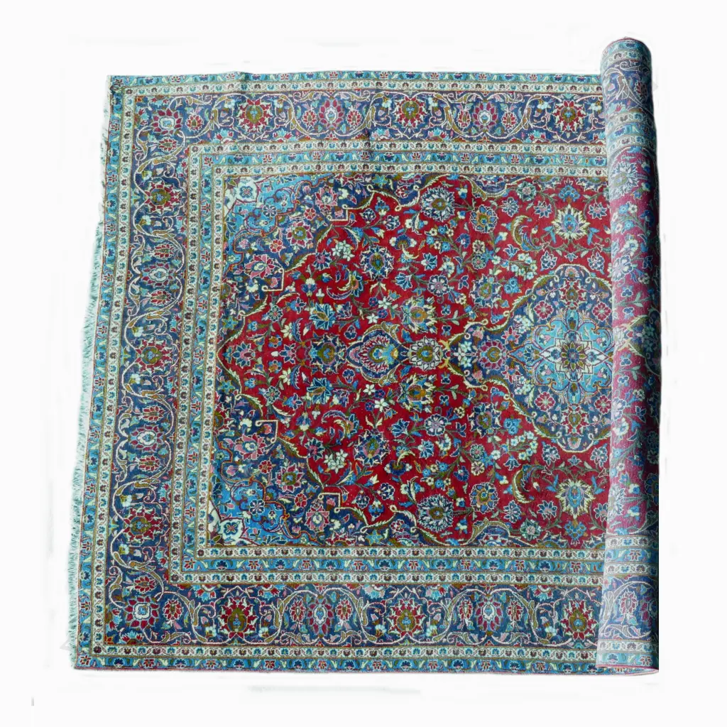 A large hand knotted Persian Kashan carpet Image 1++