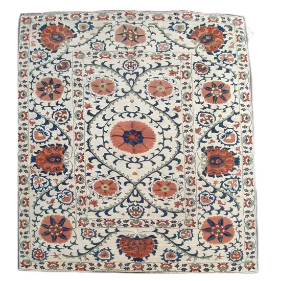 A large Afghan Souhari Narche hand knotted carpet