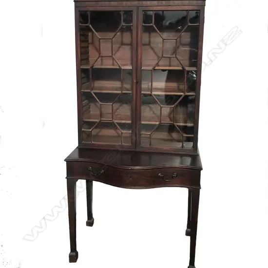A Georgian mahogany display cabinet