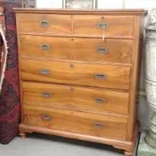 A colonial sandalwood campaign chest