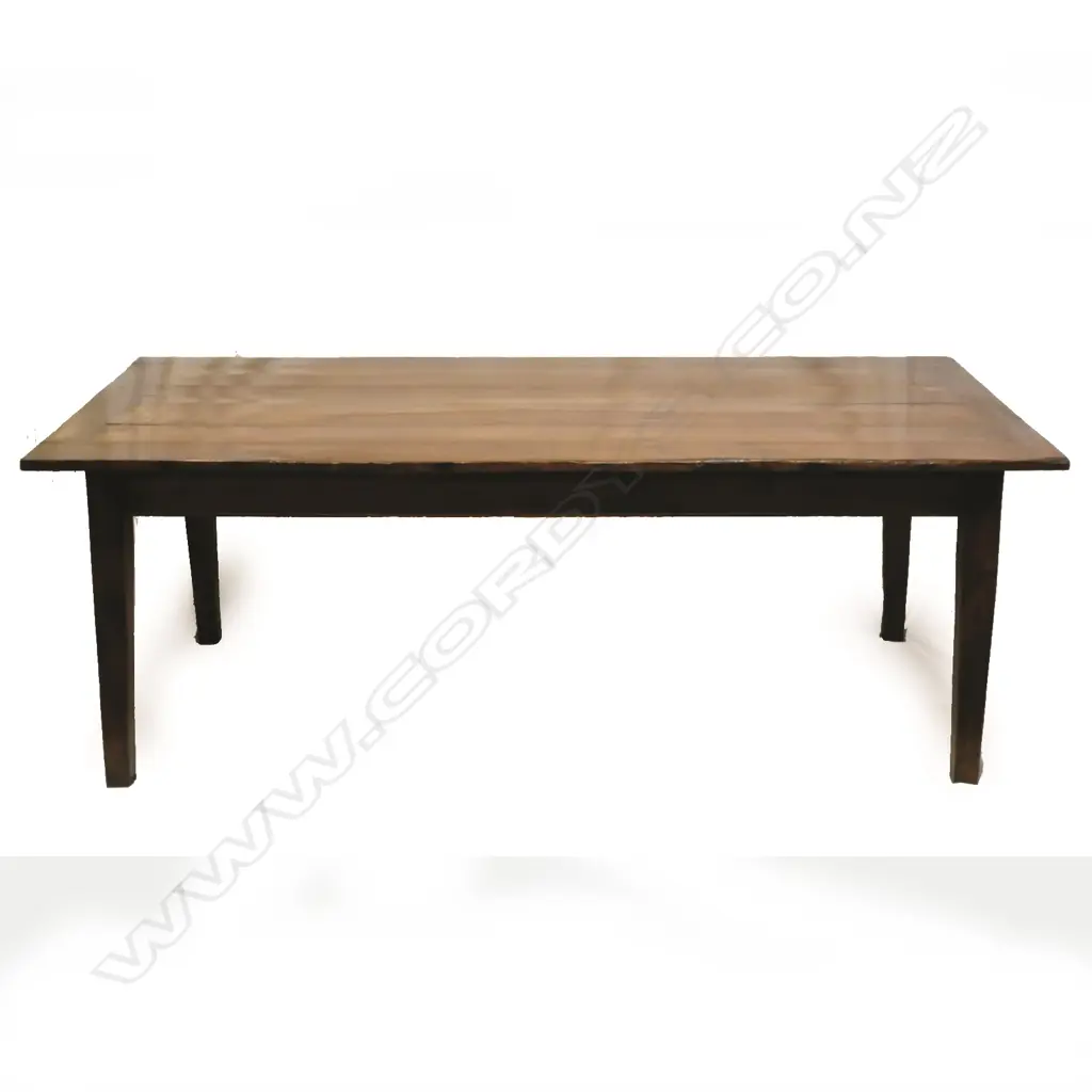 An oak French provincial country style dining table Image 1++