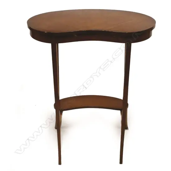 A French satinwood side table