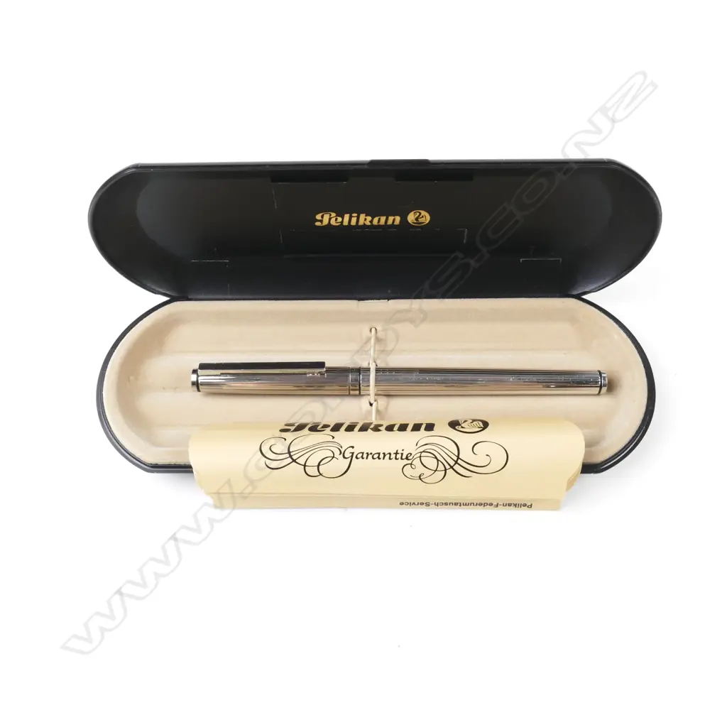 A Pelikan silver plate fountain pen Image 1++