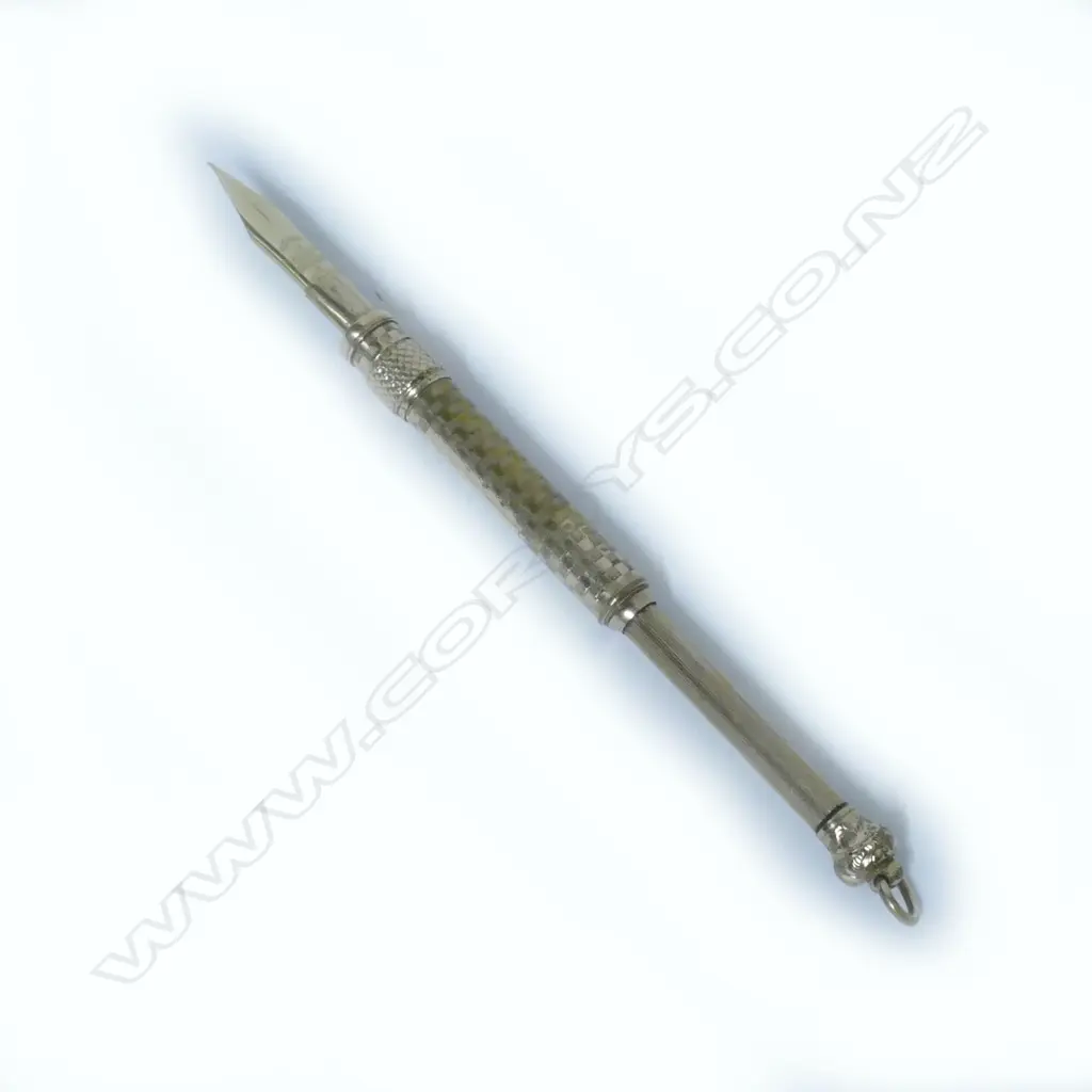 A telescoping fob dip pen and propelling pencil by Fairchild Image 1++