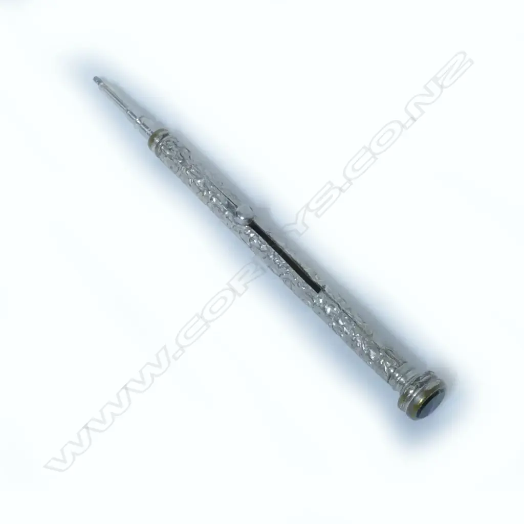 Silver plated telescoping pencil Image 1++