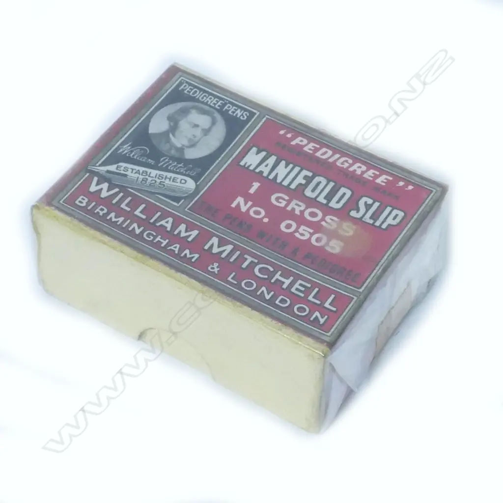 Sealed box of William Mitchell Pedigree Pens no. 0505. 144 Image 1++