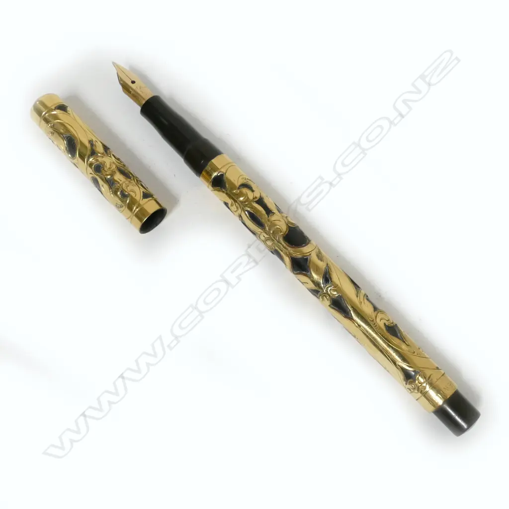 Swan Pen (M.T. & Co. New York) slip cap eyedropper fountain pen Image 1++