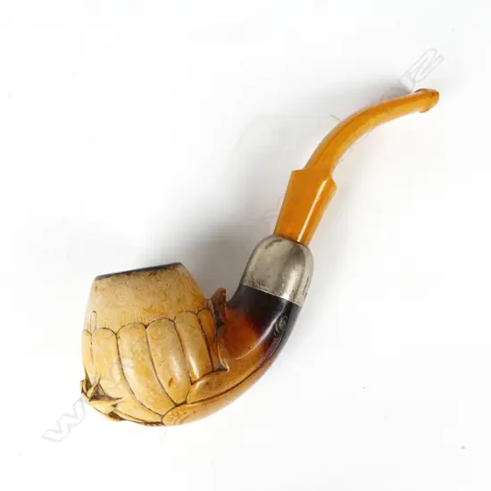 A cased vintage pipe