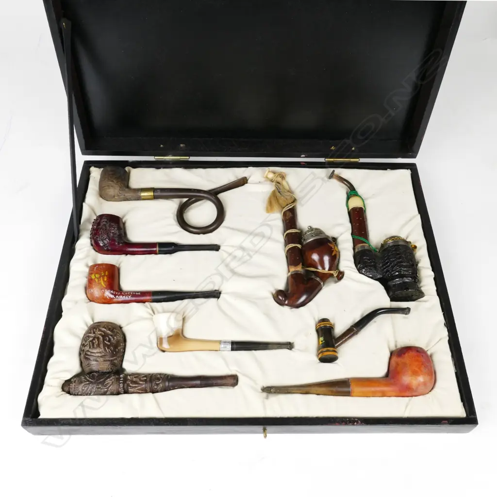 A boxed collection of pipes Image 1++