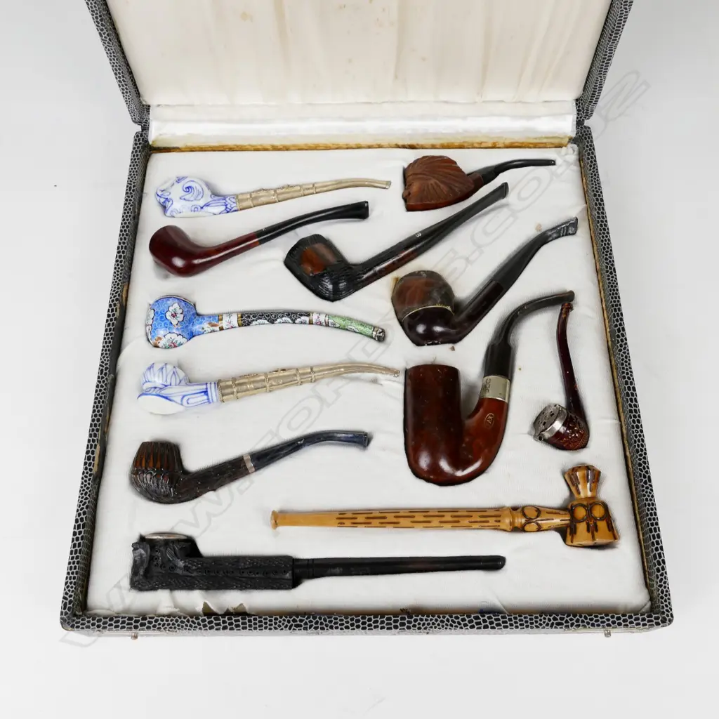 A boxed collection of pipes Image 1++