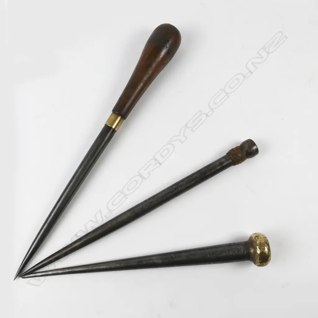 Three old sailor's marlin spikes Image 1++