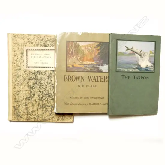 Three early to mid-20thC fishing books