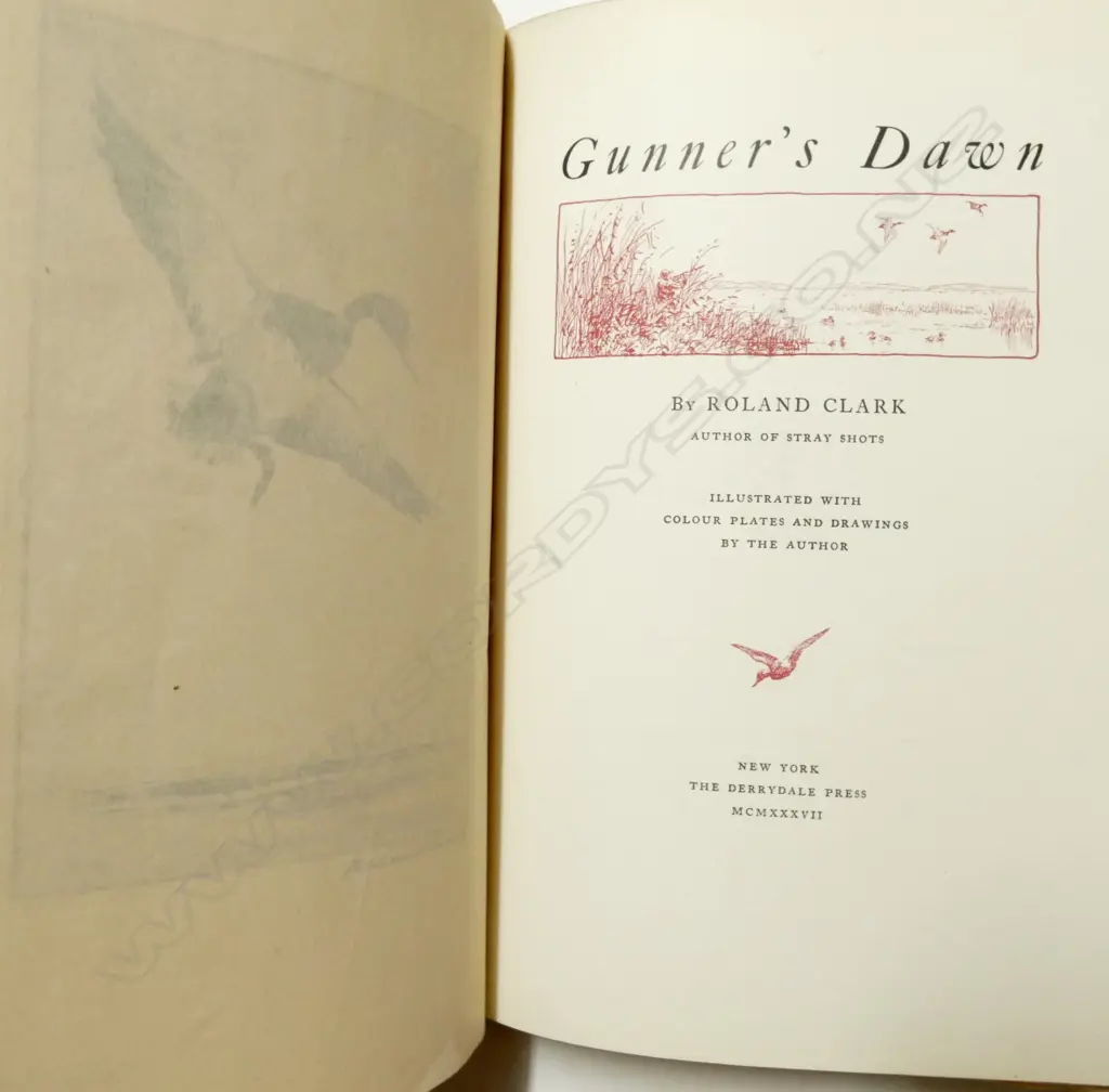 Two mid 20thC duck shooting books Image 1++