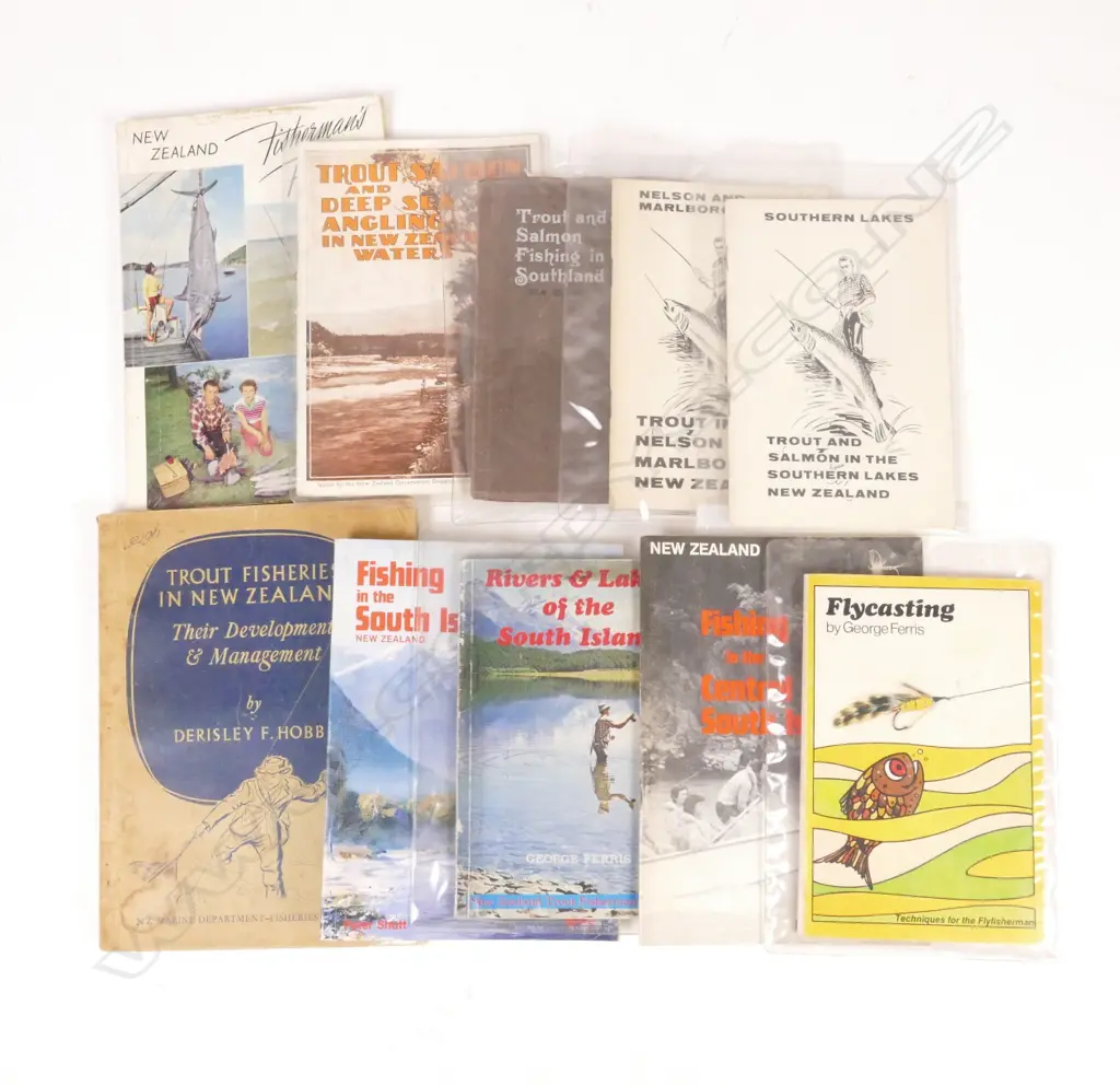 Ten N.Z. fishing pamphlets and booklets Image 1++