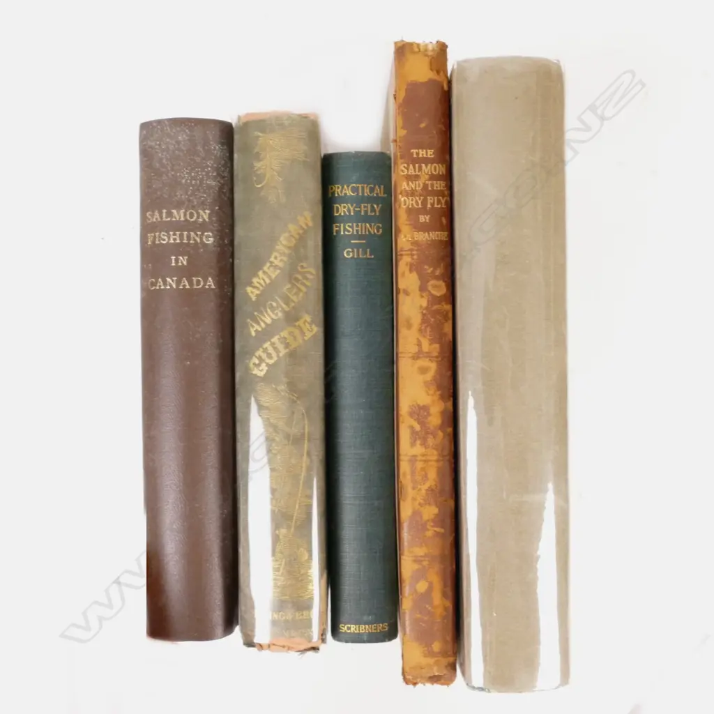 Five late 19thC and early 20thC books on fishing Image 1++